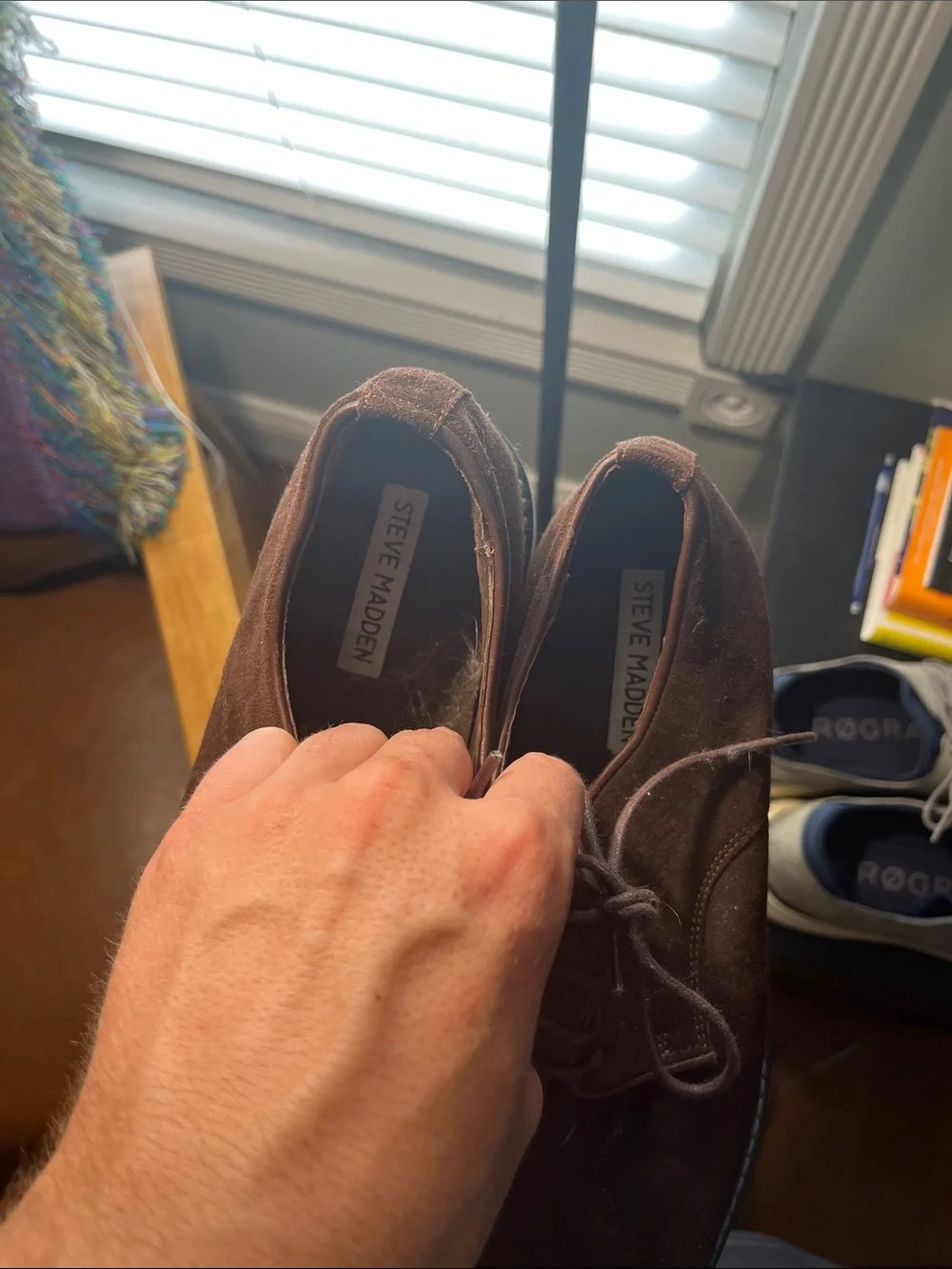 Steve Madden Brown Suede Chukka Boots